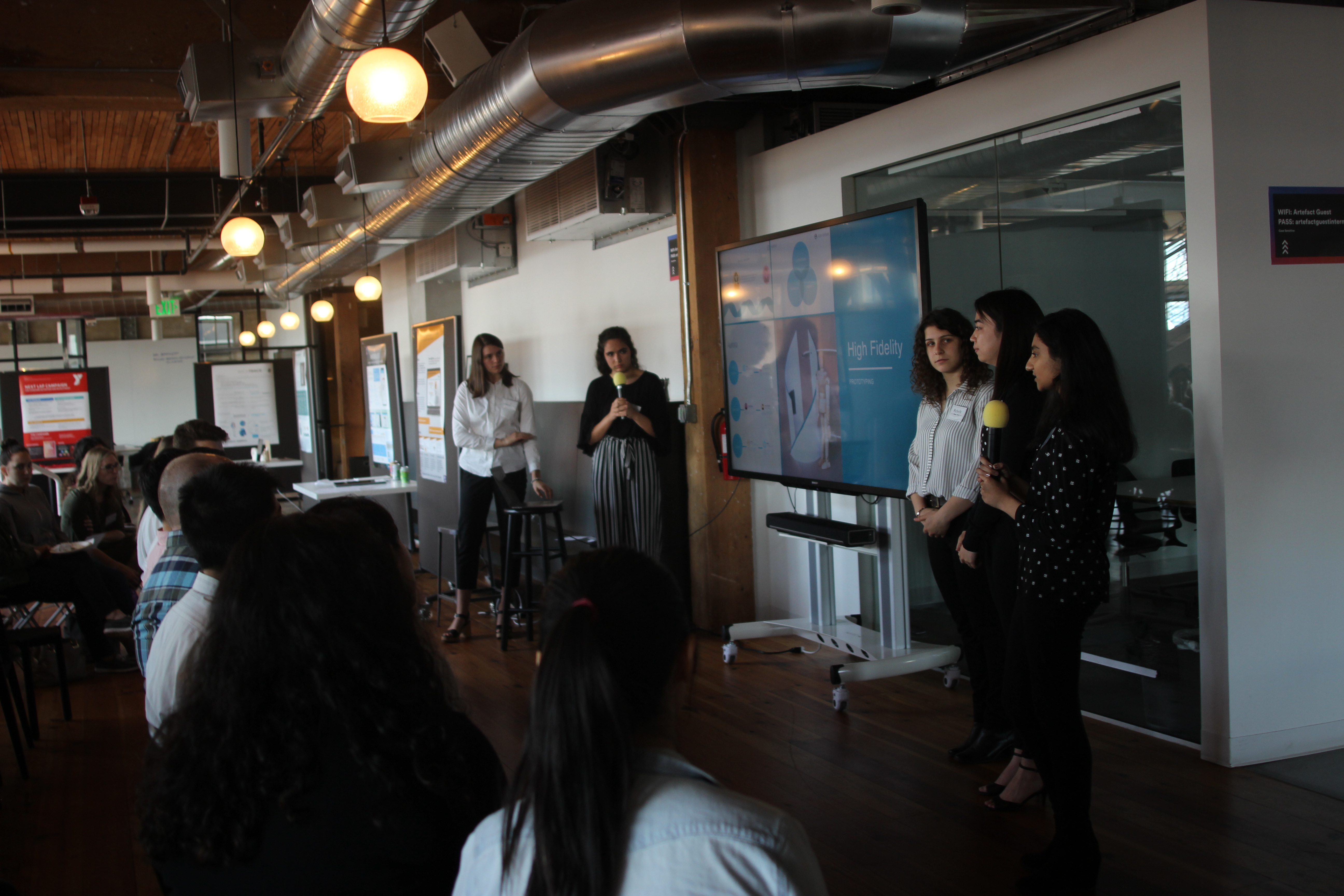 Presenting the Aurora project at Artefact Studio